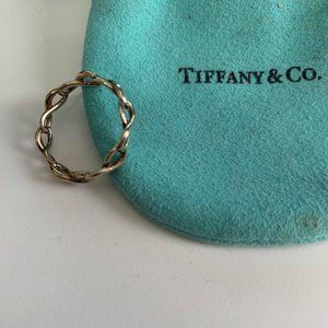 Tiffany and Co. Sterling Silver Link Ring